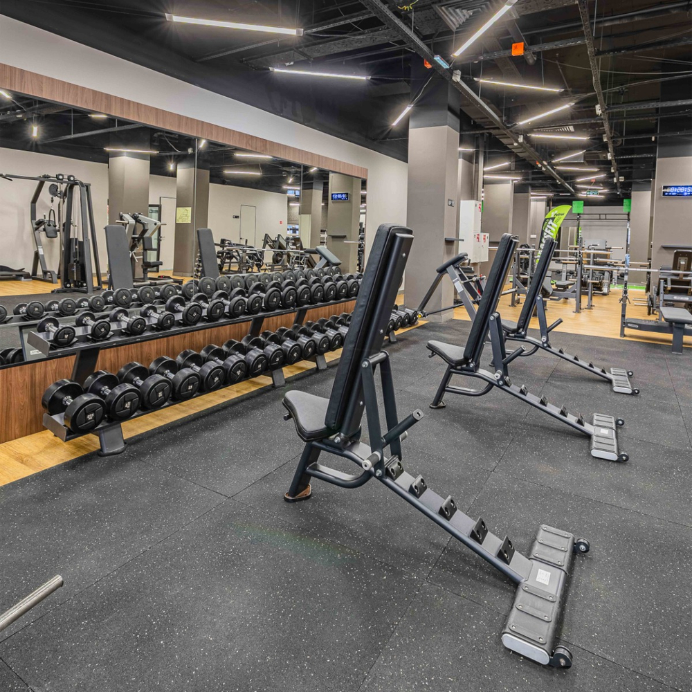 Гантельный ряд POWER (шаг 2,5 кг, 5 пар) PROFI-FIT 40-50 кг