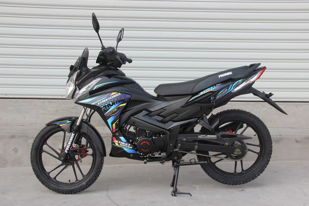 Мопед PROMAX STREET CROSS MAX 150 (49) черно-синий