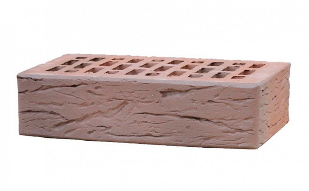 Кирпич ЛСР 1НФ Светло-коричневый Флэш, рустик М-175, 250х120х65 - лицевой керамический пустотелый