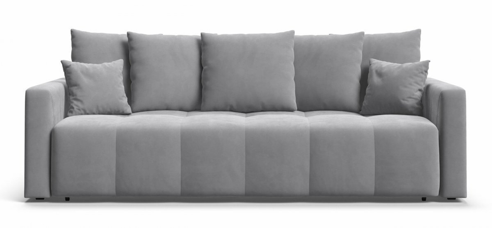 Диван Босс Тренд Велюр Монолит сталь