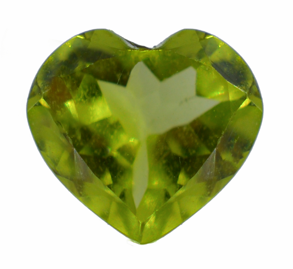 Перидот (сердце 6.00 мм)