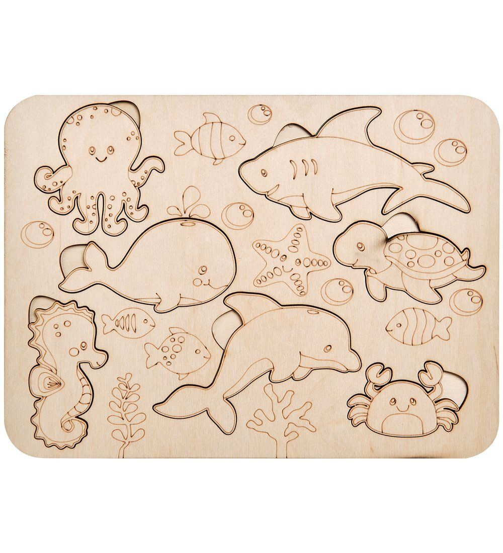 КФ- 93/1 Пазлы «Морские жители»