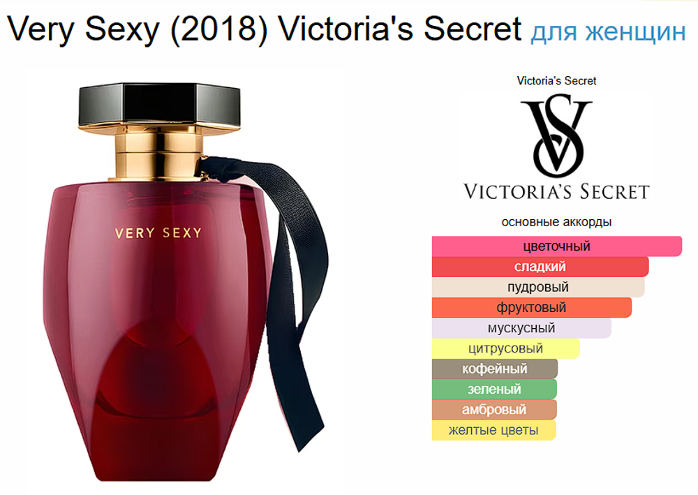 Very Sexy (2018) Victoria's Secret 100ml (duty free парфюмерия)
