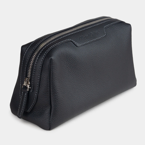 Несессер Trapèze из кожи теленка, черного цвета