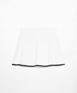 Oysho Юбка с кантом, белый