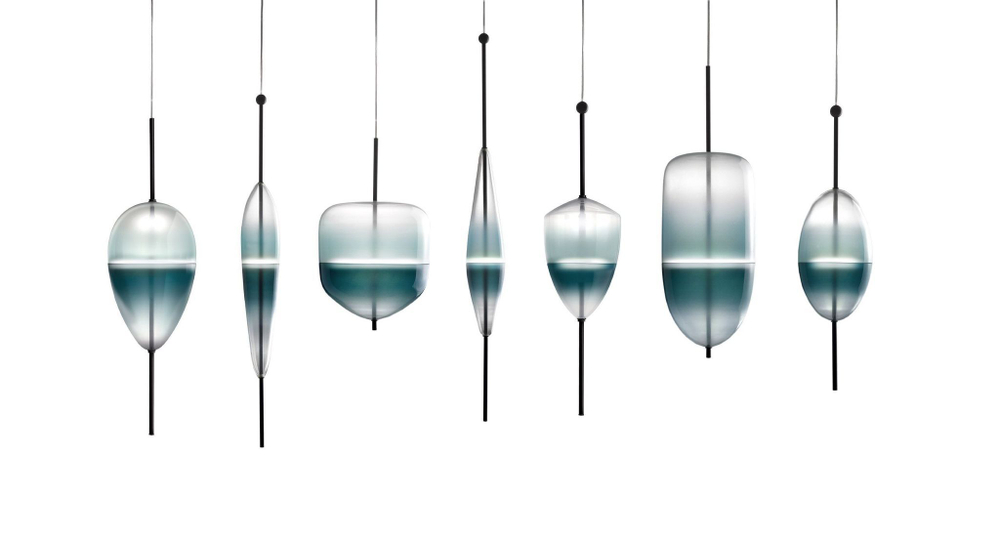 Подвесной светильник Flow A blue