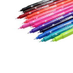 Tombow TwinTone 12 Color Bright Set