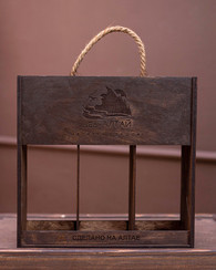 Шкатулка подарочная для 3 бутылок (0,5 л.)