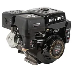 Двигатель бензиновый "BRAIT" BR421PEG (15 л.с., вал под шлицы, эл стартер)