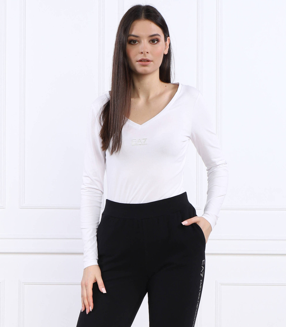 Блузка EA7 - белый(8NTT52 TJFKZ)