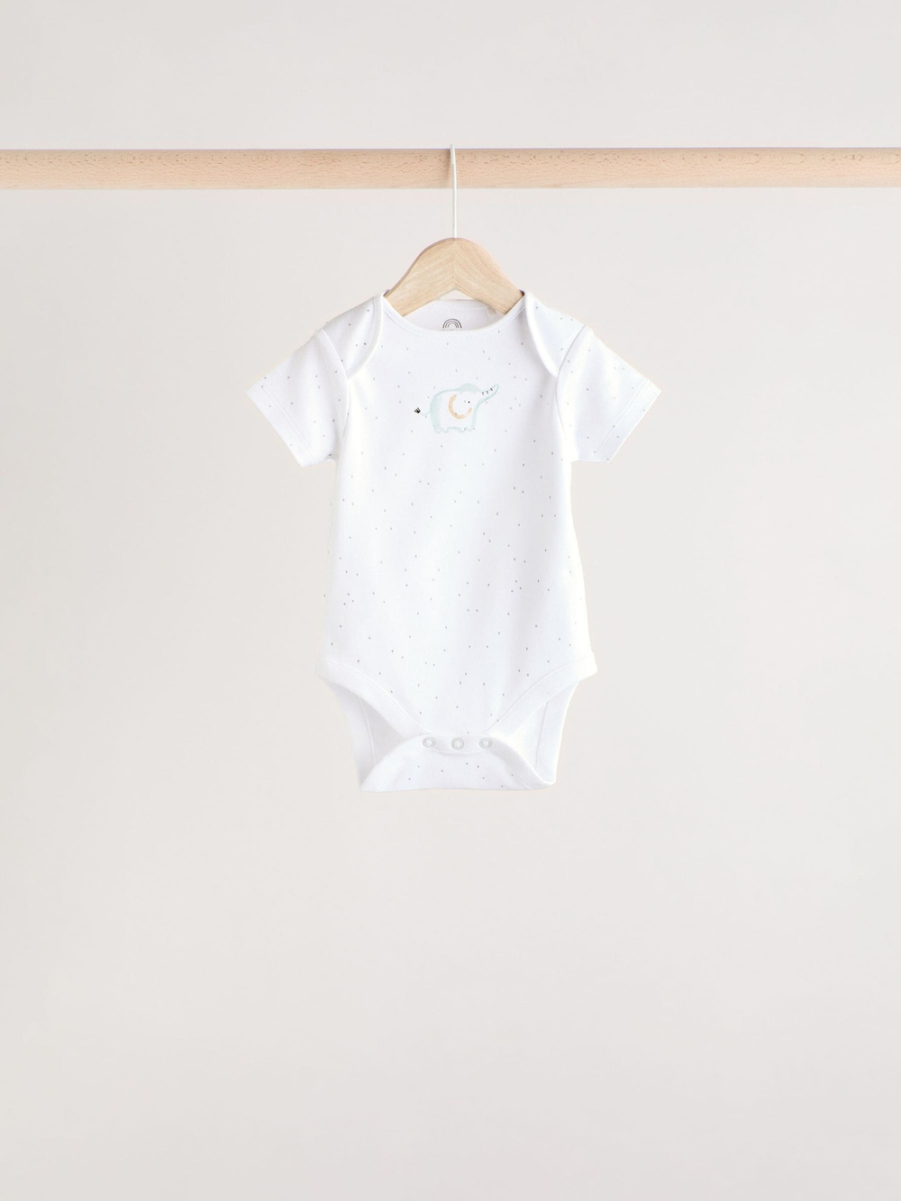 Боди с коротким рукавом для малышей Next E57-522, 5 шт., Белый