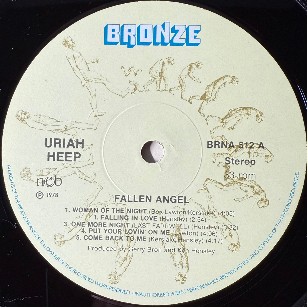 Uriah Heep - Fallen Angel (Норвегия 1978г.)