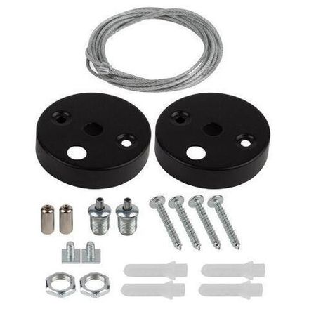 Крепление подвесное для линейных светильников SML-1-A-SUSPENSION-B для моделей SML черн. 1.5м Эра Б0061023