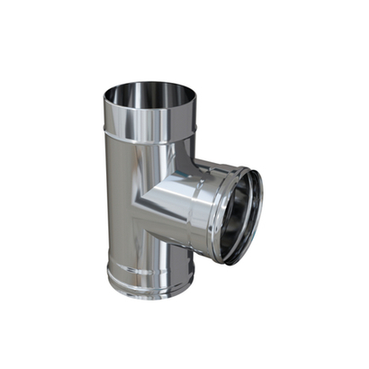 Ferrum Тройник-Д нержавеющая сталь 90° (430/0,8мм) Ф180