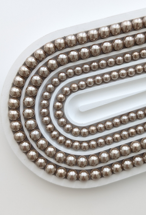 Жемчуг Майорка золотисто-коричневая