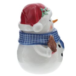 GAEM Конфетница "Снеговик", 1, 1, 1480 мл, L18 W14 H22 см