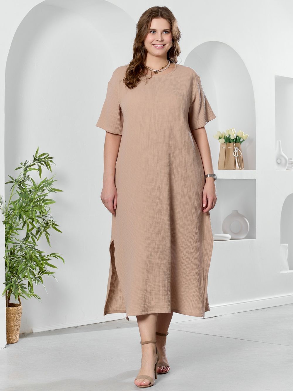 Платье Вуаль-1 Виотекс БЕЖЕВЫЙ