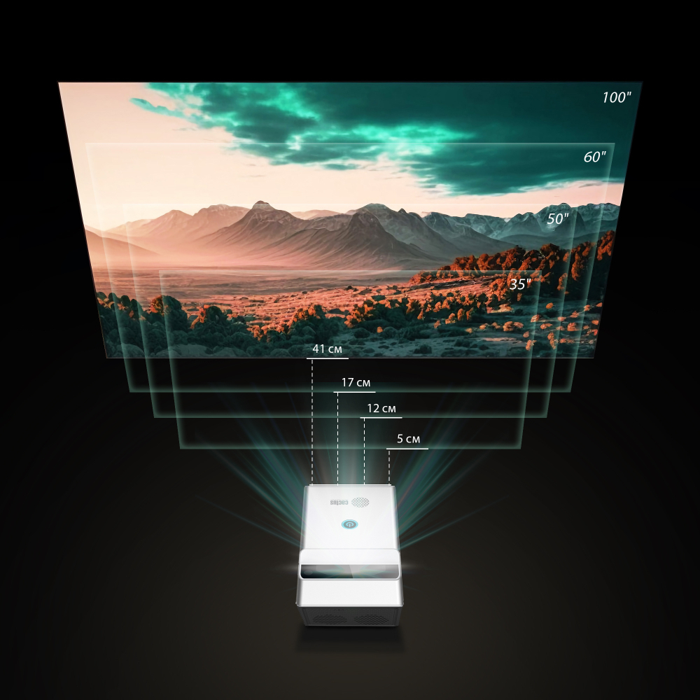 Проектор  Cactus CS-PRU.03WT.WUXGA-A