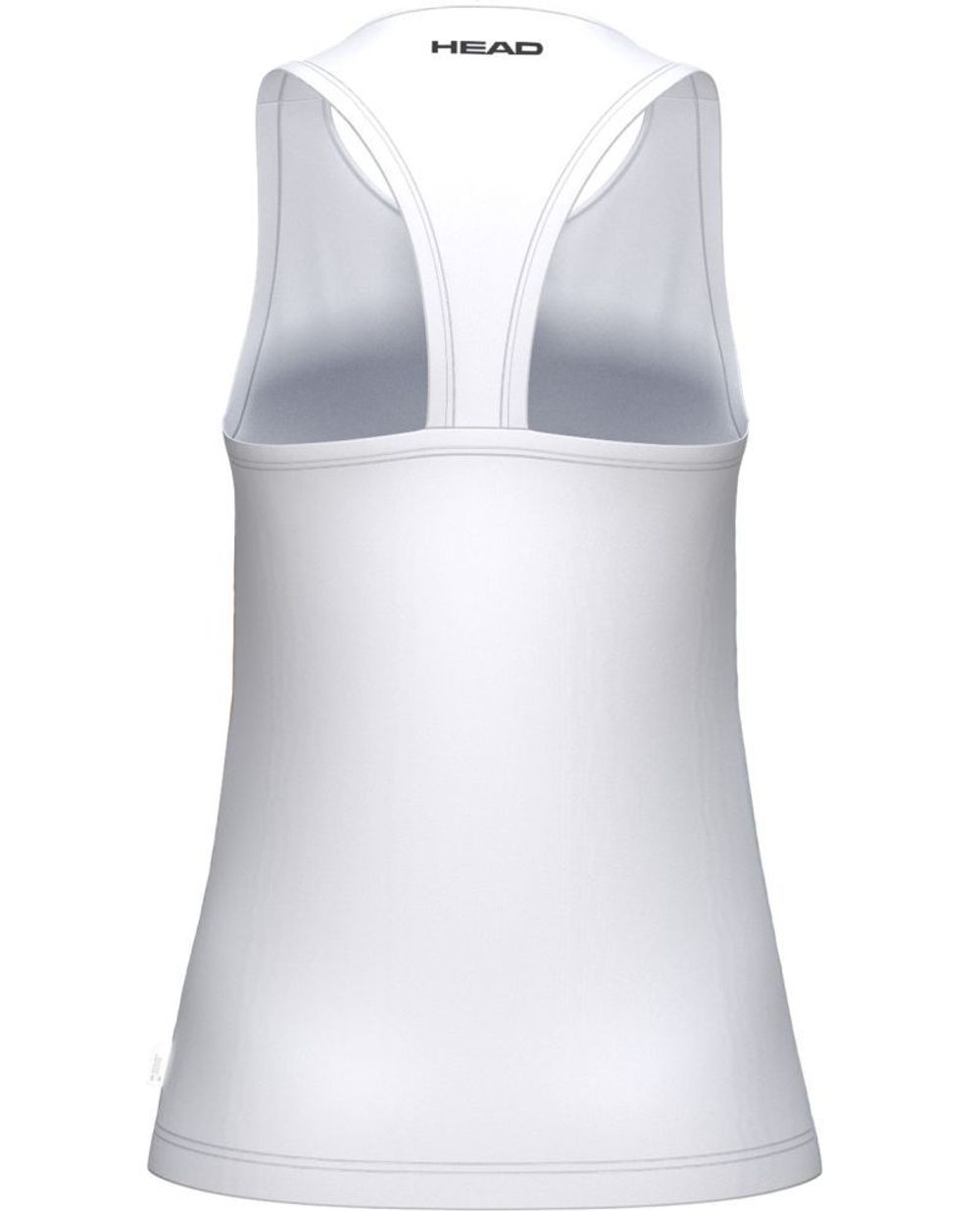 Топ теннисный Head Agility Tank - white/apricot