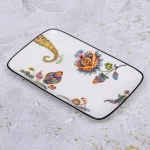 Блюдо керамическое «Paradise flowers» 21*13*2,6см