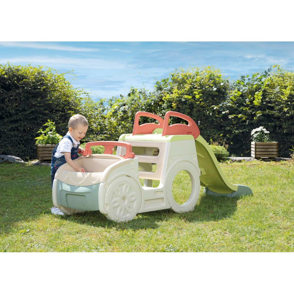 Игровой комплекс-машина Smoby 840207 3-в-1 с горкой и лесенкой 840207 — фото 11