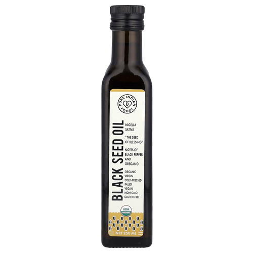 Pure Indian Foods, масло чёрного тмина, 250 мл