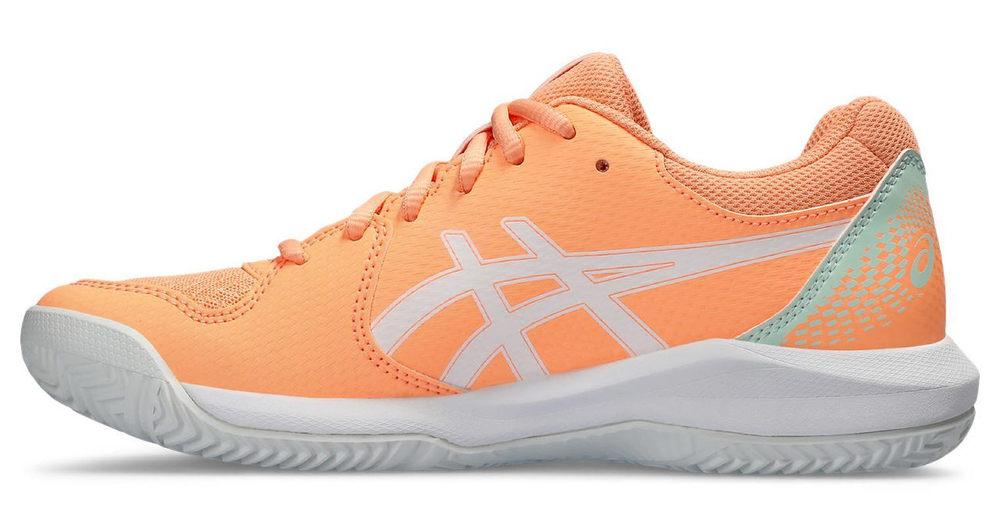 Женские  кросовки для Padel Asics Gel-Dedicate 8 Padel - bright sunstone/white