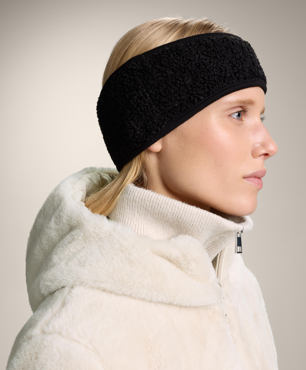 Oysho Флисовая повязка на голову, черный