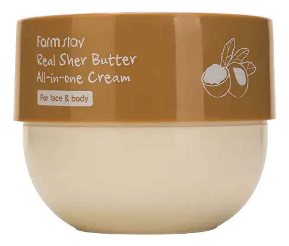 Крем многофункциональный FarmStay All-in-One Shea butter 300 ml