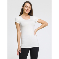 Женская футболка белая OROBLU Perfect Line VOBT01593