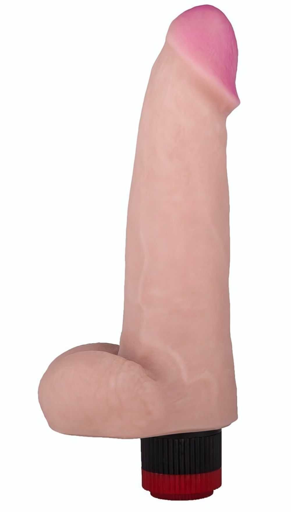 Вибратор реалистичной формы из неоскин - 22,7 см. (Цвет: телесный)