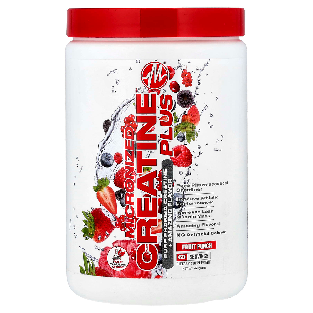 Metabolic Nutrition, Micronized Creatine Plus™, фруктовый пунш, 420 г