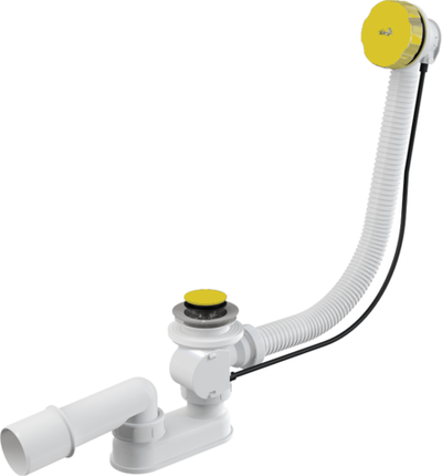 Сифон A55 Gold для ванны автомат комплект металл/металл