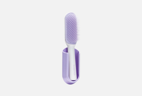 SOLOMEYA Расческа для чувствительной кожи головы ЛИЛОВАЯ в футляре Hair Brush For Sensitive Scalp Lilac, 1 шт