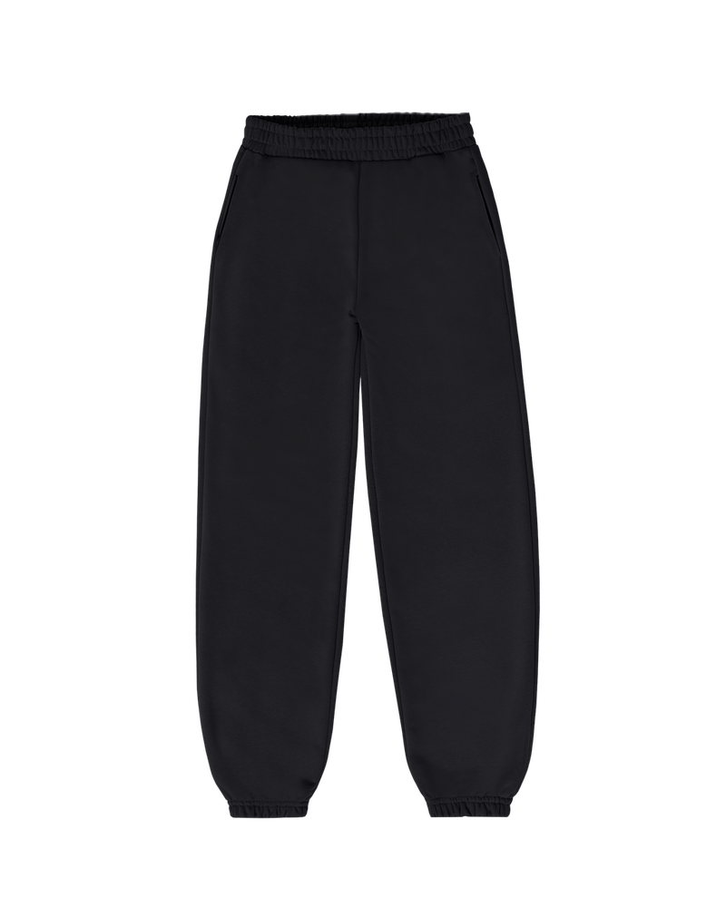 Брюки мужские с начесом (черный)