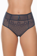 Ажурные трусики-макси (Размер: 44) (Цвет: грязно-синий)