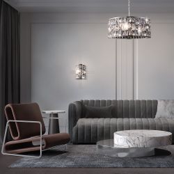 Хрустальная люстра Maytoni Gelid MOD184-PL-04-CH