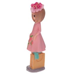 GAEM Фигурка декоративная "Девочка", L6,5 W6 H18,5 см, 4в.