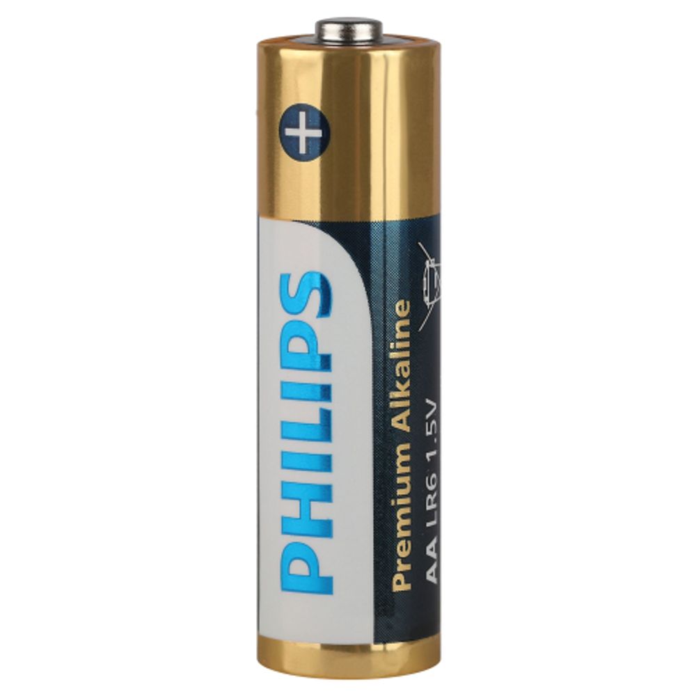 Батарейки Philips LR6M4W/51 АА алкалиновые 1,5v 4 шт. LR6-4BL Premium (4/48/144/17280)
