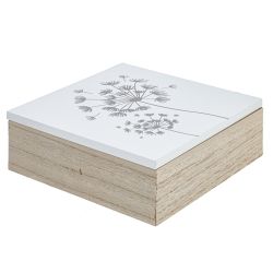 GAEM Шкатулка для чайных пакетиков, L16 W16 H5,5 см