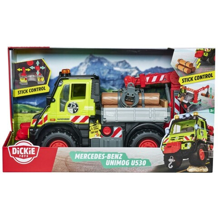 Dickie City - Большой лесовоз UNIMOG U530 Mercedes-Benz 45 см свет и звук 3749032 / артикул   3749032  / GTIN 4006333076671