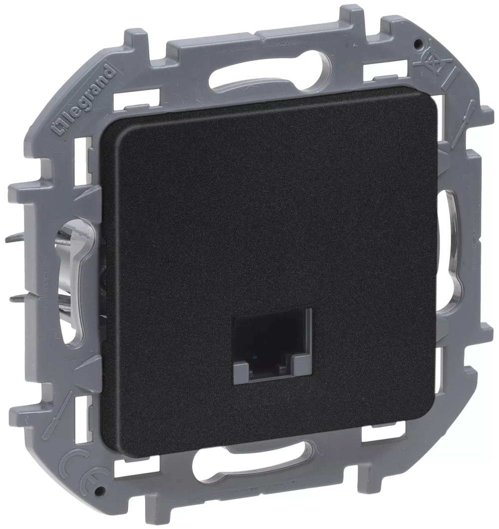 INSPIRIA Розетка RJ45 6 UTP алюминий 673832