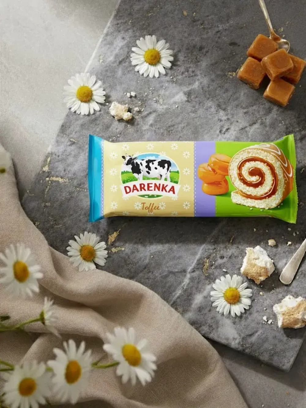 Рулет с начинкой со вкусом "Тоффи" 150 г * 3 шт