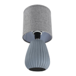 8161/1T COUNTY LN26 502 серый, керамика/текстиль Настольная лампа E14 1*40W 220V ASELA