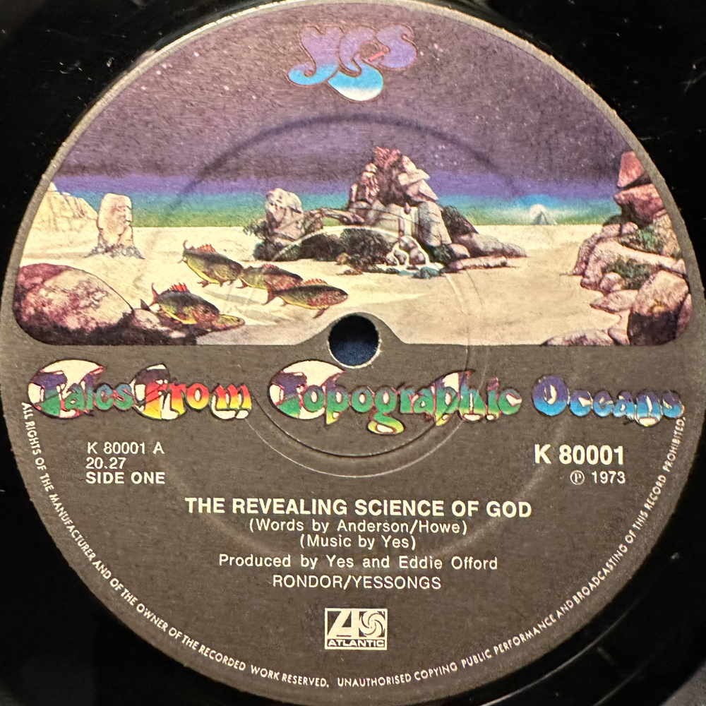 Yes - Tales From Topographic Oceans 2LP (Англия 1973г.)