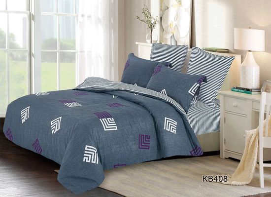 Полуторный комплект постельного белья Diva Afrodita, Арт.KB408, Сатин люкс, 70*70 см-2 шт.