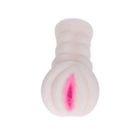 Мастурбатор-вагина с вибрацией и выносным пультом управления (Цвет: телесный)