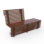 Скамейка Бьянка с 1 спинкой