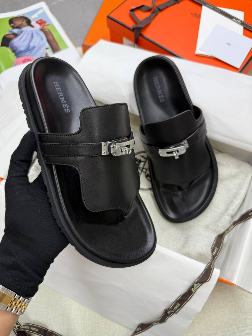 Тапочки Hermes