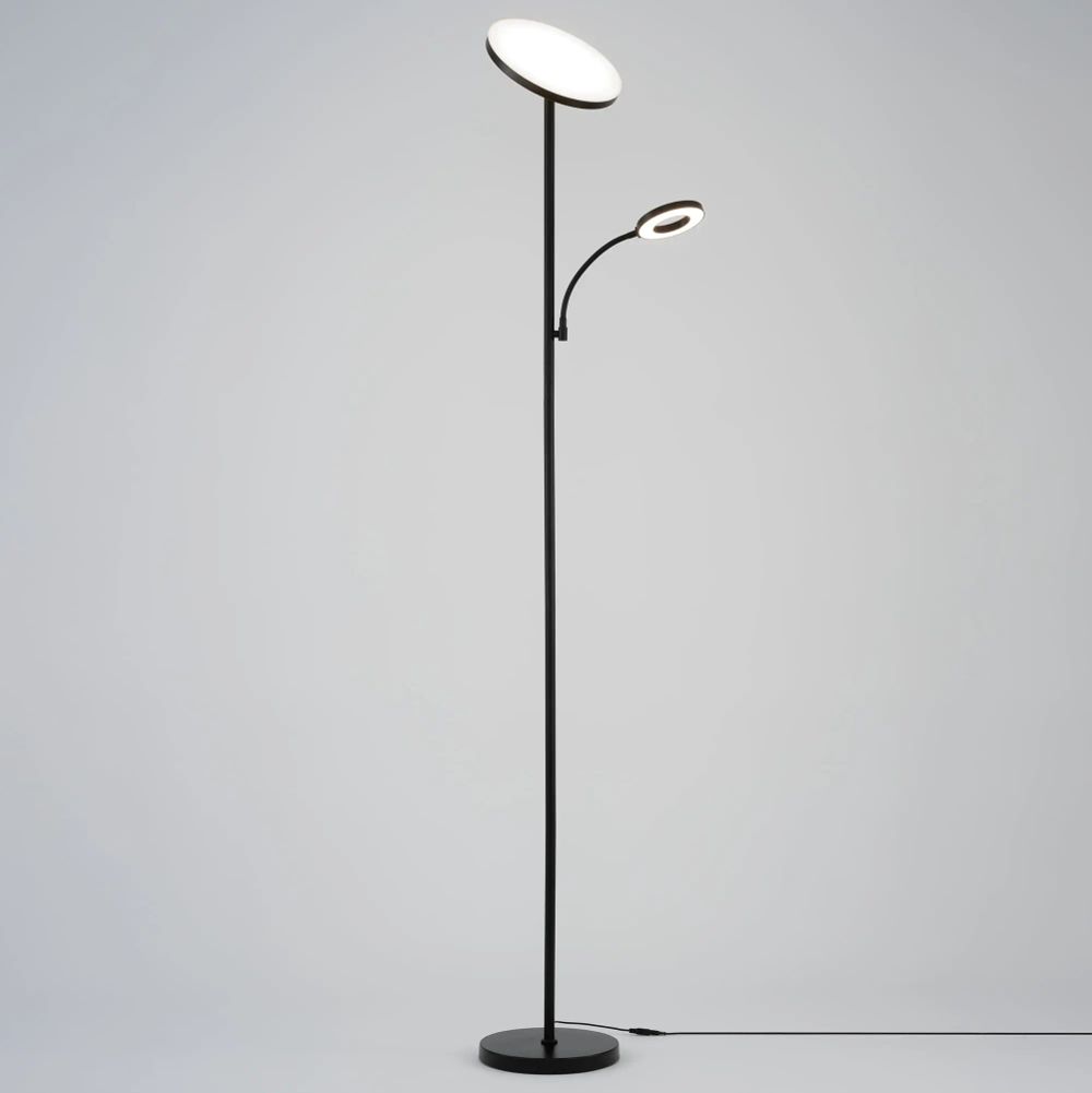 Citilux Click CL810011 Чёрный торшер с пультом